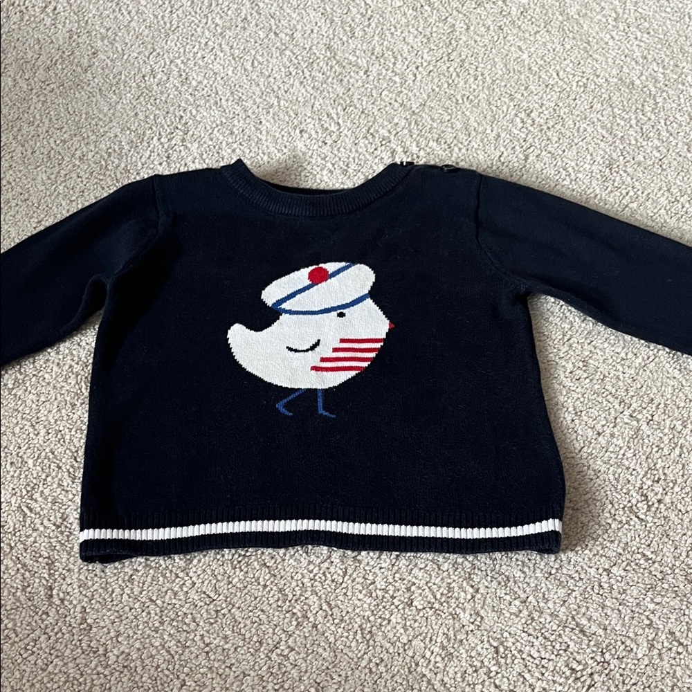 Jacadi Baby boy cotton jumper in 24M
